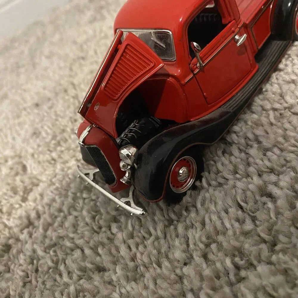 1936 V-8 Ford Pickup, by Arko - Red with Black fenders